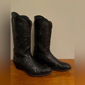 Los Altos Hornback Alligator Boots